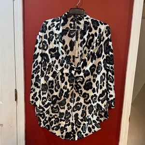 Leopard Print Cardigan NWT